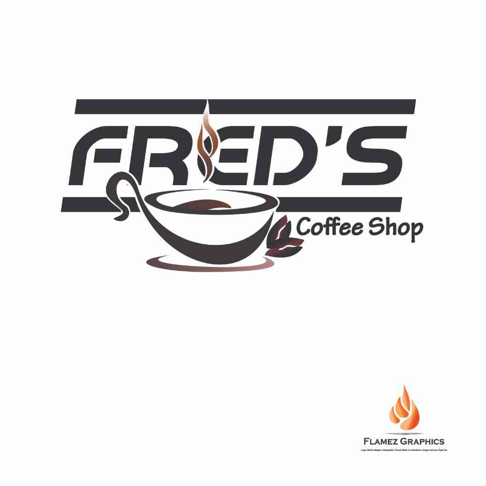 Branding of Freds Coffee Shop